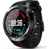 👉 Smartwatch zwart active Lokmat TK04 1.3 inch IPS touchscreen IP67 waterdicht smartwatch, ondersteuning slaap bluetooth oproep&muziek spelen / hartslagmeter bloeddrukmeter (zwart)