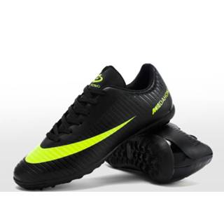 👉 Voetbal schoenen antislip active kinderen zwart Ademende voetbalschoenen Binnen- en buitentraining voor volwassenen, schoenmaat: 39 (zwart)