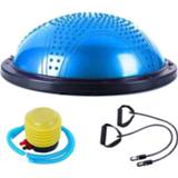 👉 Yogabal blauw active Explosieveilige yoga-bal sport fitnessbal-balansbal met massagepunt, diameter: 60 cm (blauw)