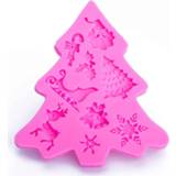 👉 Kerstboom active 3 stuks fondant siliconen mal cake chocolade koekje decoratie tool