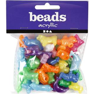 👉 Parelmoer kunststof Creotime Kralen 35 Stuks Acryllic 5707167100585