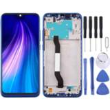 👉 Digitizer blauw active Lcd-scherm en volledige montage met frame voor Xiaomi Redmi Note 8 (blauw)