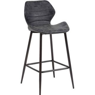 👉 Barkruk bruin Livin24 Industriële Butterfly Donkerbruin 70 Cm 8720168887085