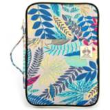 👉 Laptoptas grijs cyaan nylon active Creatieve rits multifunctionele draagbare tablet 14 inch computertas bestand waterdicht opslag (grijs cyaan)