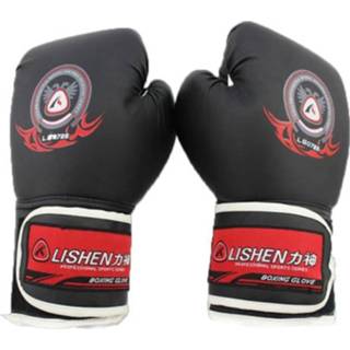 👉 Bokshandschoenen rood active LISHEN Verdikte Muay Thai Fighting Training Fitness-handschoenen (rood)