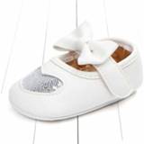 Moccasins PU leer zilver active baby's peuters Baby mocassins peuter eerste wandelaar prinses liefde boog zachte zolen schoenen (zilver)