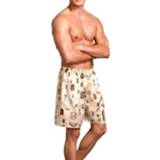 Boxershort geel XL active mannen Summer Loose Home dunne pyjamabroek voor heren, maat: (Oracle Yellow)
