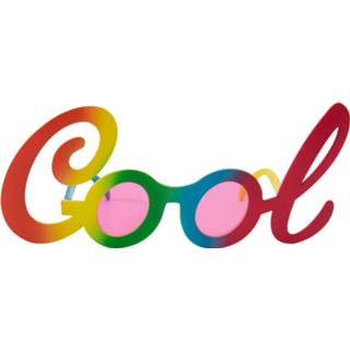 👉 Kunststof multikleur Folat Verkleedbril Cool One-size 8714572248266