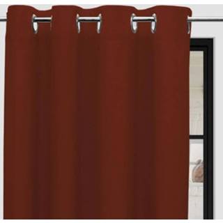 👉 Katoen Soleil D'ocre Panama Zeilgordijn - Zuiver 135 X 250 Cm Steenoranje 3615430318167