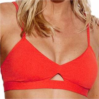 👉 Seafolly - Active Hybrid Bralette - Bikinitop maat 14, chilli