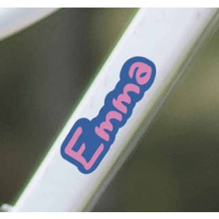 👉 Fiets DHL Express nederlands stickers Blok naam