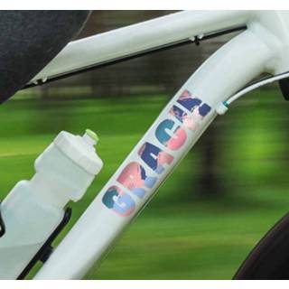 Fiets DHL Express nederlands stickers Aanpasbare kleurrijke naam