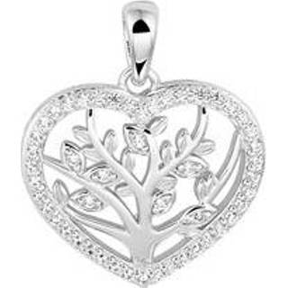 👉 Zilveren hanger hart active Levensboom