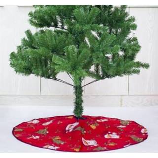 👉 Kerstboom active 2 STKS Cartoon Jurk Gedrukt Boom Rok Kerstversiering, Maat: 60 cm (Kerstman Hoofd)