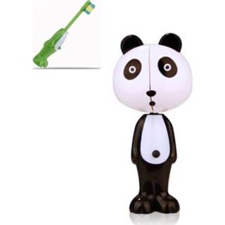 👉 Tandenborstel bont active kinderen baby's Cartoon Dier Telescopische Baby Zachte (Panda)