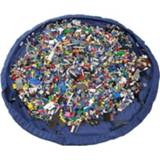 👉 Opbergtas blauw active kinderen Opvouwbare voor kinderspeelgoed, afmetingen: 1,5 x m (donkerblauw)