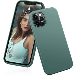 👉 Groen siliconen Ceezs Apple iPhone 12 Pro hoesje 8720391651217