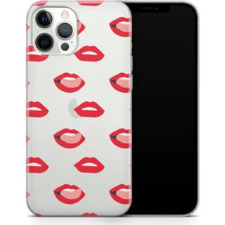 👉 Transparant ShieldCase Perfect Lips iPhone 12 Pro hoesje (transparant) 8720391665016