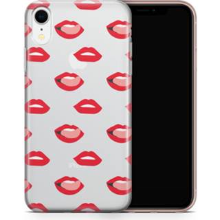 👉 Transparant ShieldCase Perfect Lips iPhone Xr hoesje (transparant) 8720391665009