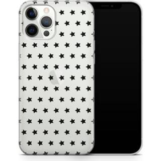 👉 Transparant zwart ShieldCase Take Me To The Stars iPhone 12 Pro hoesje (transparant/zwart) 8720391664934