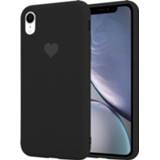 👉 Zwart silicone ShieldCase Sweetheart hoesje iPhone Xr (zwart) 7424902585589