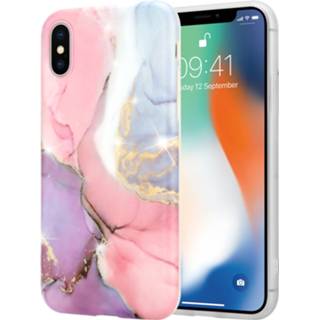 👉 Lila roze marmer X Xs ShieldCase Lovely iPhone / hoesje (lila/roze) 7424919761709