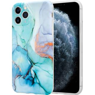 👉 Blauw groen marmer ShieldCase Ocean Blue iPhone 11 Pro hoesje met camerabescherming (groen/blauw) 7424915956949