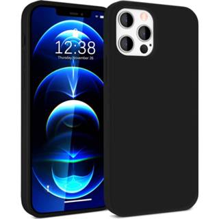 👉 Zwart silicone ShieldCase iPhone 12 Pro Max case - 6.7 inch (zwart) 7424901257296