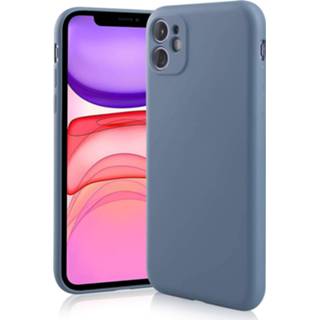 👉 Siliconen hoesje grijs lavendel Shieldcase met camera bescherming iPhone 11 (lavendel grijs) 9508878853830