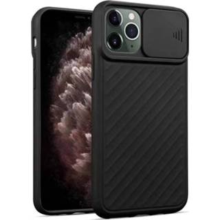 👉 Zwart Shieldcase iPhone 11 Pro Max hoesje met camera slide cover (zwart) 9502655995447