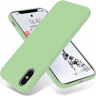 👉 Groen silicone X Xs ShieldCase case iPhone / (lichtgroen) 9505574843196