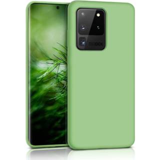 👉 Siliconen hoesje groen Shieldcase Samsung Galaxy S20 Ultra (lichtgroen) 9504632856246