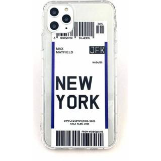 👉 Transparant silicone ShieldCase New York Ultra Thin iPhone 11 hoesje (transparant) 9509714394395