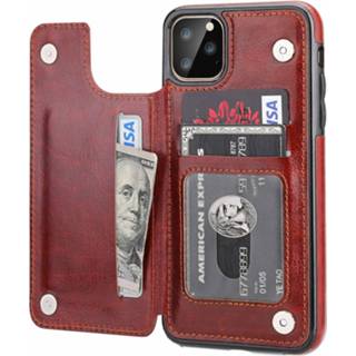 👉 Portemonnee bruin ShieldCase Wallet Case iPhone 11 Pro Max (bruin) 8720391621777