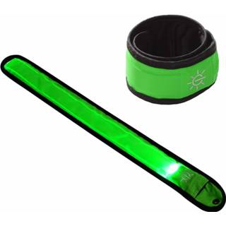 Ledstrip groene Reflecterende LED-strip armband 7445936090078