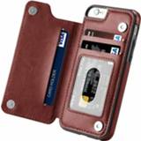 👉 Portemonnee bruin Shieldcase Wallet Case iPhone 6 Plus (bruin) 7445936056029