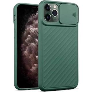 👉 Groen Shieldcase iPhone Xr hoesje met camera slide cover (groen) 9503285256373