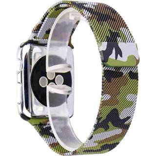 👉 Watch groen Apple Milanese band (camouflage groen) 7424932613610