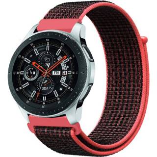 👉 Watch zwart rood nylon Samsung Galaxy band (zwart/rood) 7424909958973