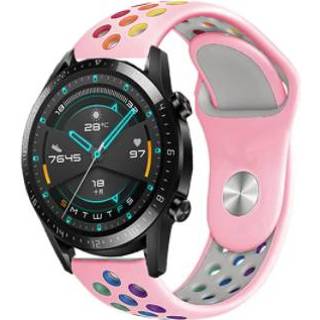 👉 Watch roze Huawei GT sport bandje (roze kleurrijk) 7424900396354