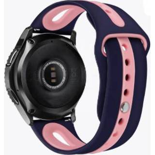 👉 Sportband blauw roze Polar Vantage M duo sport band (donkerblauw/roze) 7424930144123