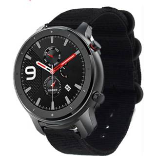 👉 Zwart nylon Xiaomi Amazfit GTR gesp band (zwart) 7424914127159 7424902432418