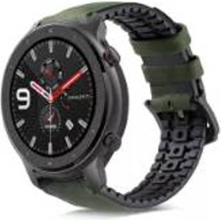 👉 Groen leer silicone Xiaomi Amazfit GTR leren band (groen) 7424901513576