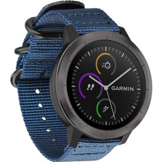 👉 Blauw nylon Garmin Vivoactive 3 gesp band (blauw) 7424911135195