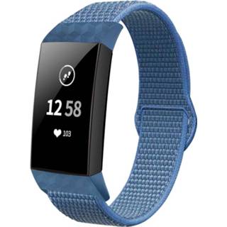 👉 Blauw nylon Fitbit Charge 4 band (blauw) 9504698427138