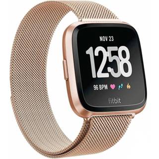 👉 Milanese band goud Fitbit Versa (rosé goud) 9502613987835