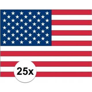 👉 10x Vlag USA stickers