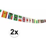 👉 2x Internationale versiering vlaggetjes