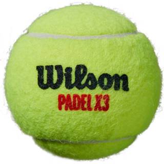 👉 Verpakking geel One Size Wilson Padel X3 Ball 3 Stuks 97512510264