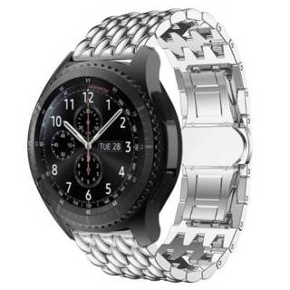 👉 Watch zilver Samsung Galaxy draak stalen band (zilver) 7424905354373